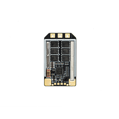 OddityRC Vortex F65 65A Single ESC underside, top-down view with MOSFETs and signal pads