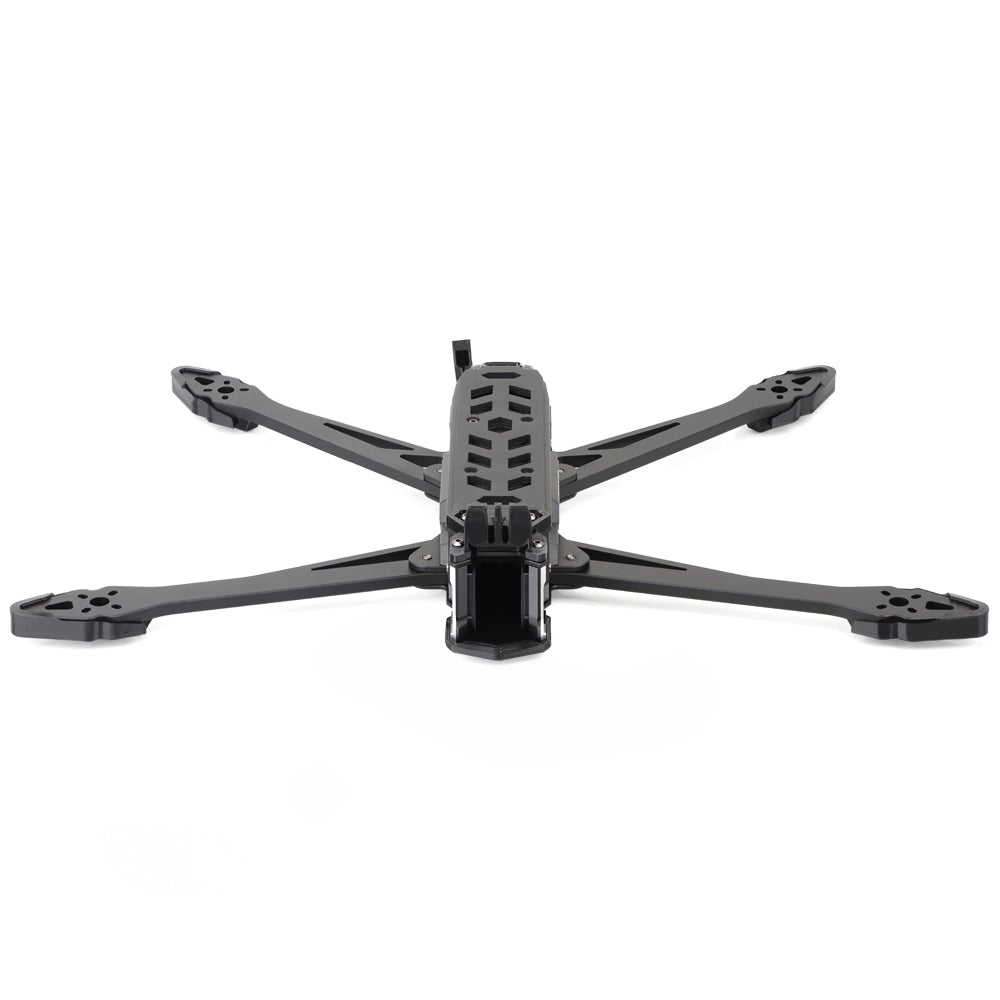 HGLRC Rekon8 PRO 8-inch FPV frame kit front view showing camera cage and arm layout