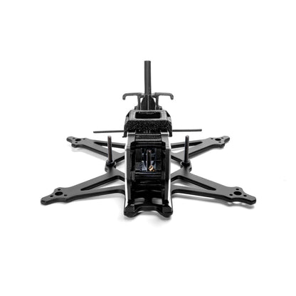 Front view of Draknight O4 2-inch FPV frame showing camera cage and stack opening