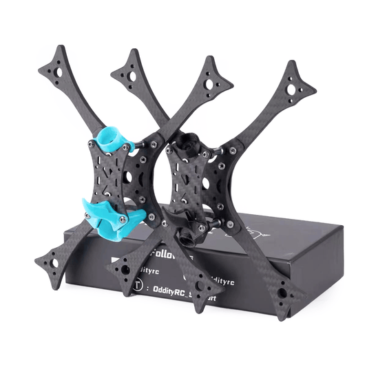 OddityRC Dragon Eel 5-inch FPV drone frame kit, carbon X frame with TPU mounts on retail box