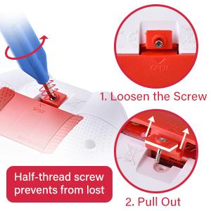 ATTOP A11 Drone, 1, loosen the screw half-thread screw prevents from lost