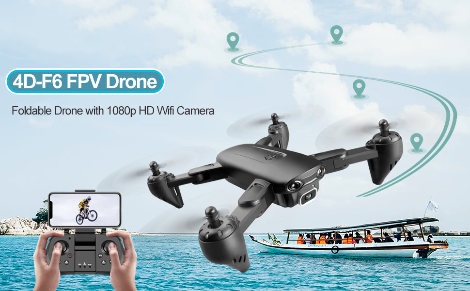 DRONEEYE 4DF6 Drone, 4d-f6 fpv drone foldable drone with