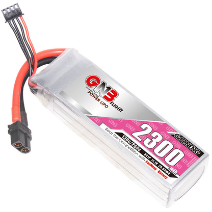 GAONENG GNB 3S 11.1V 2300mAh 130C LiPo battery with XT60 connector and balance lead
