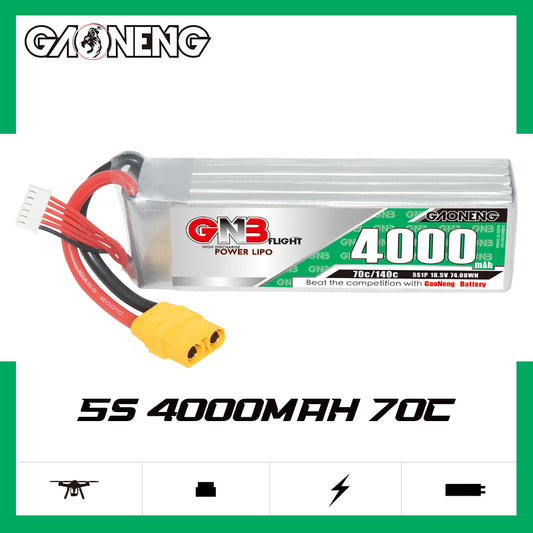 GAONENG GNB 5S 18.5V 4000mAh 70C LiPo Battery XT90