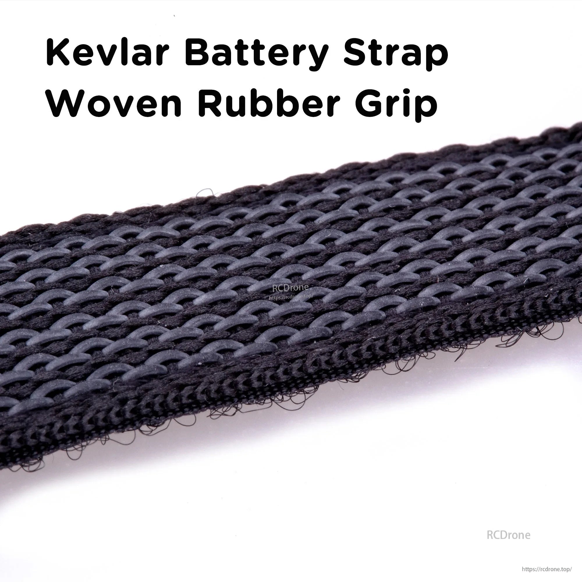 4pcs FLYWOO Kevlar Battery Strap w/ Woven Rubber Grip & Metal Buckle - 20mmx200\20mmX250