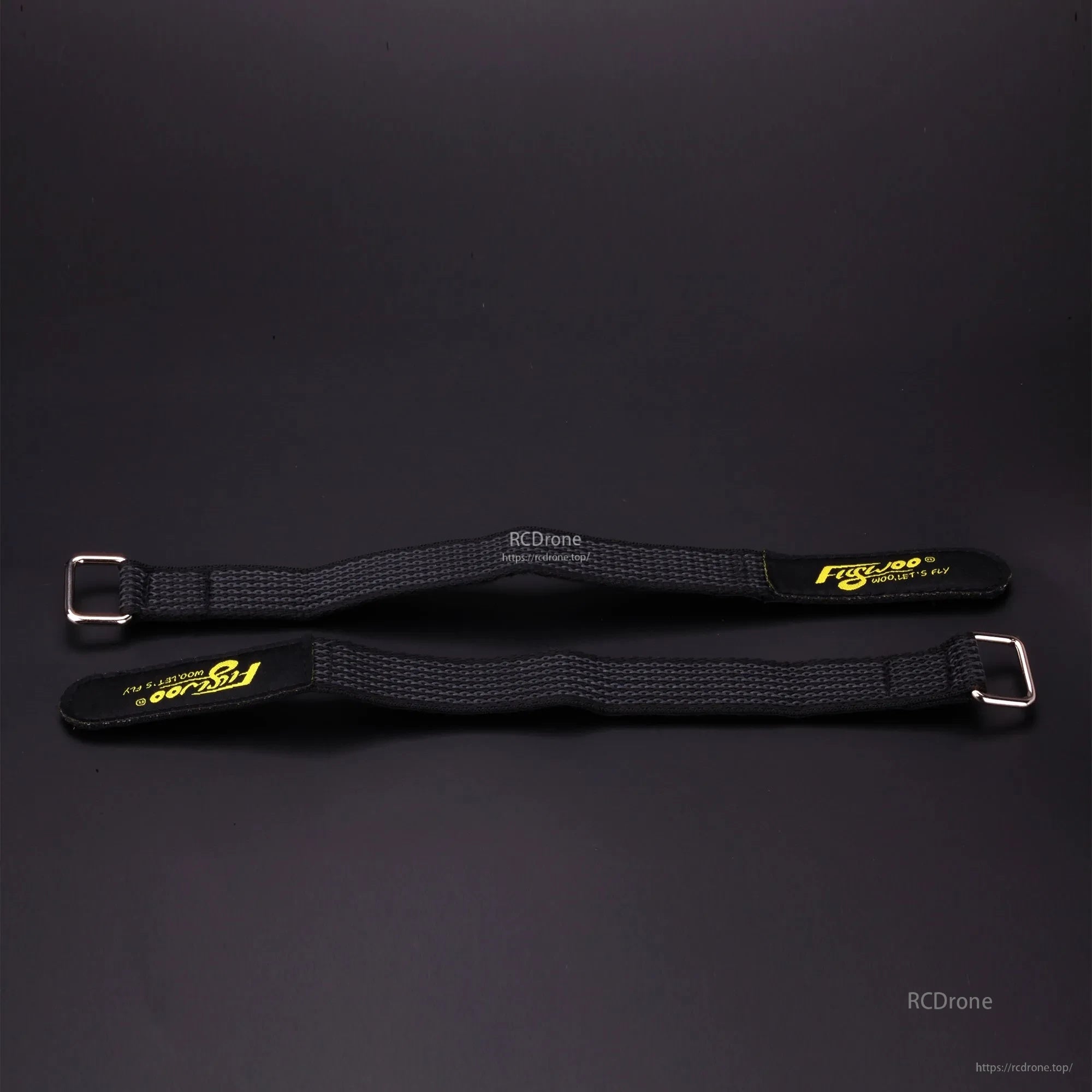 4pcs FLYWOO Kevlar Battery Strap w/ Woven Rubber Grip & Metal Buckle - 20mmx200\20mmX250