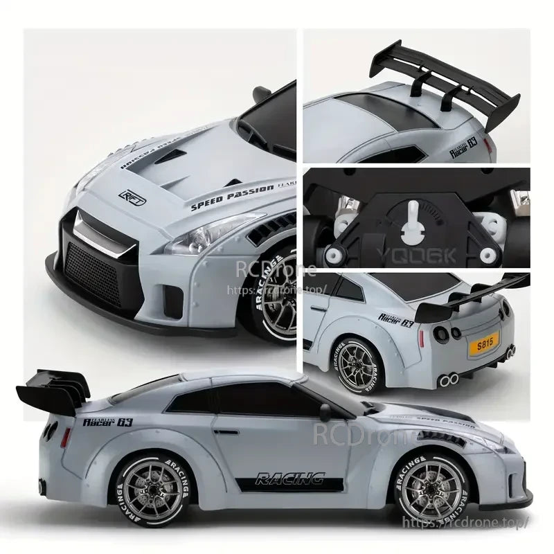 4WD Remote Control Car, This RC car can reach speeds up to 20 km/h, suitable for both new and experienced users.