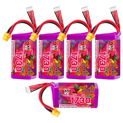 GAONENG GNB 4S 14.8V 1730mAh 160C XT60 LiPo Battery