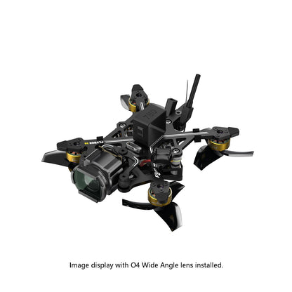 Flybee 16 HD O4 2S ultralight FPV drone with front wide‑angle O4 camera, gold‑cap brushless motors, and rear vertical antenna.