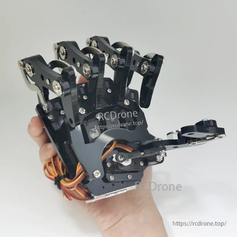 5 DOF Robot Hand, Robotics applications include programmable grippers, manipulators, STEM education, and bionic hand research for pre-sales or technical questions.