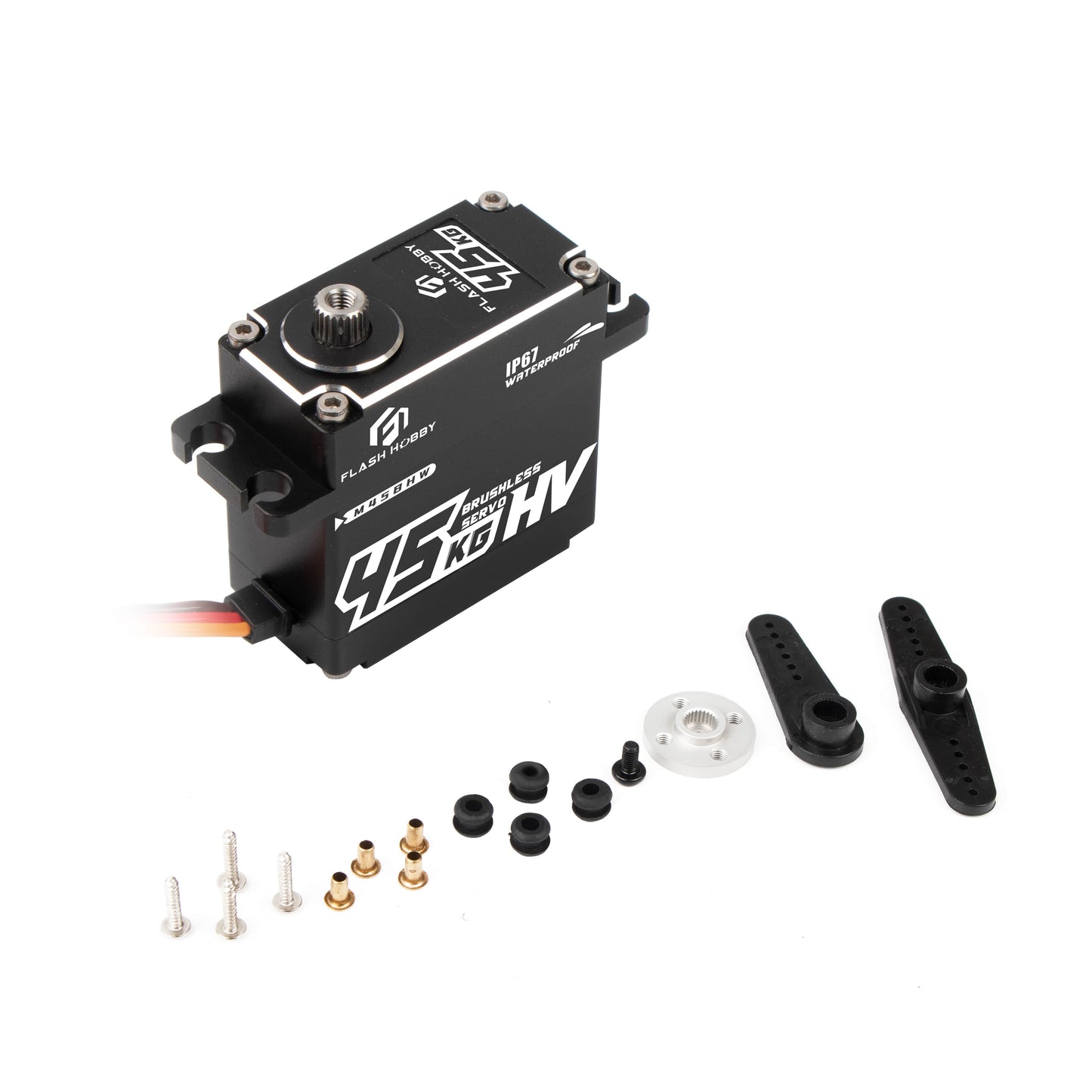 سروو براشلس Flashhobby M45BHW با ۴۵KV و ولتاژ ۸.۴ ولت