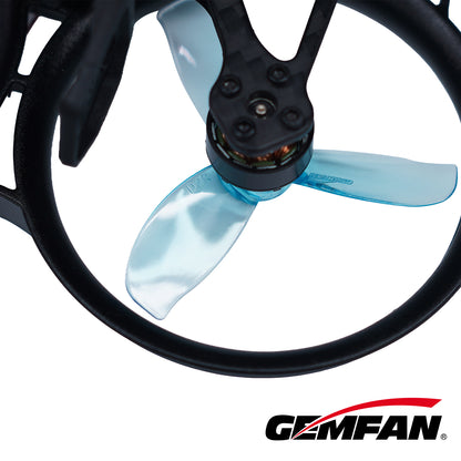 Gemfan D2 Gekanaliseerde PC 3-Blads 1,5mm Propeller (4 paar/zak)