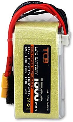 TCB 2S 3S 4S 5S 6S 7S 8S 1500mAh 25C 45C 75C LiPo 배터리(XT60 플러그) - FPV 드론, RC 비행기, 헬리콥터, 자동차용