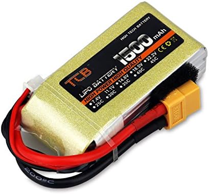 TCB 2S 3S 4S 5S 6S 7S 8S 1500mAh 25C 45C 75C LiPo 배터리(XT60 플러그) - FPV 드론, RC 비행기, 헬리콥터, 자동차용