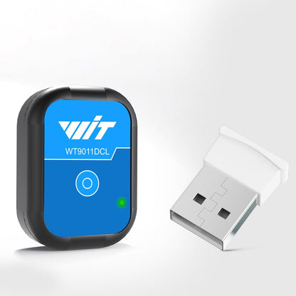 WitMotion WT9011DCL BLE 5.0 加速度計 陀螺儀 磁力計 傾角儀 – 三軸角度 & 四元數，0.2° 精度，0.2–200 Hz，32.5×23.5×11.6 mm