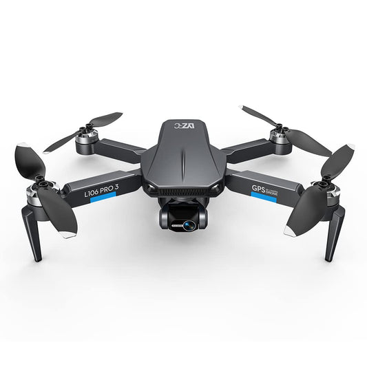 Drone L106 - Caméra à cardan 3 axes professionnelle 8K HD GPS 5G FPV 3 kilomètres 25 minutes sans balais RC Quadcopter Jouets Drone caméra professionnelle