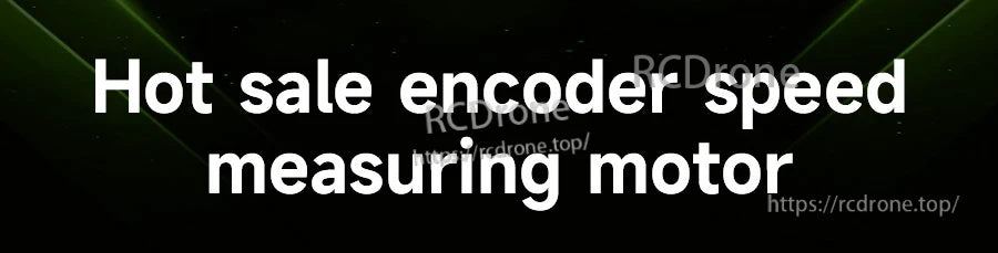 Banner headline promoting encoder speed measuring 520 gear motor for smart car chassis projects