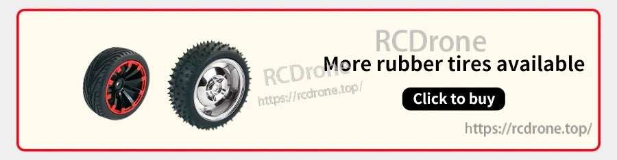 Accessory banner for additional rubber tire options for smart car chassis builds
