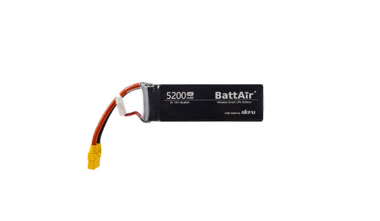ISDT BattAir 2S 5200mAh 80C Smart RC LiPo Battery, ISDT BattAir Smart Battery for RC Car, 2S 5200mAh 80C for RC Plane (2 Pack) ISDT