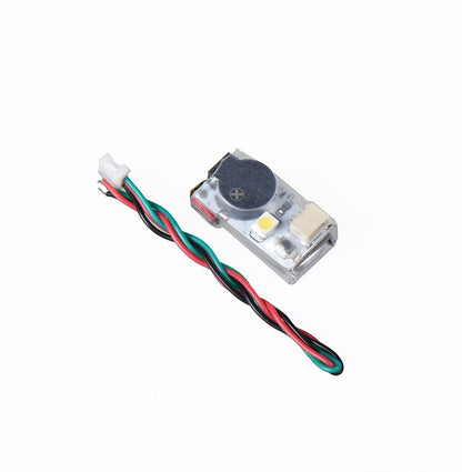 JHEMCU JHE20B Finder BB ring 100dB buzzer alarm with LED and 3‑wire plug cable