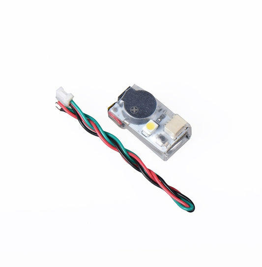 JHEMCU JHE20B Finder BB ring 100dB buzzer alarm with LED and 3‑wire plug cable