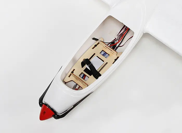 Volantex ASW28 ASW-28 V2 Sloping 2540mm Wingspan EPO RC Sailplane Glider Airplane PNP accessing the battery is easy through the canopy with four small snap locks that keeps the canopy secure