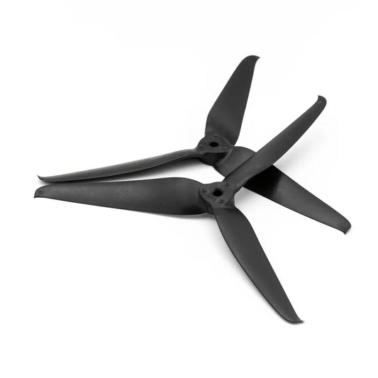 Emax Avia 8043 8 inch 8043-3 FPV propeller set, two black 3-blade props (CW and CCW)