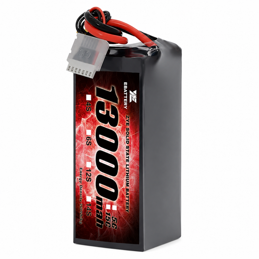 ZYE 4S HV 15,8V 13000mAh 5C Festkörper-LiPo-Akku – 205,4Wh