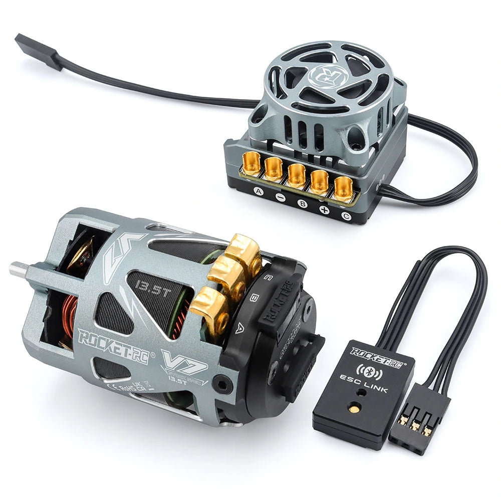 Rocket-RC 540 V7 Sensored Brushless Motor + TS160 V3 160A ESC Power Combo
