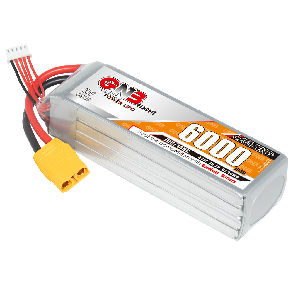 GAONENG GNB HV 4S 15.2V 6000mAh 70C LiPo Battery XT90