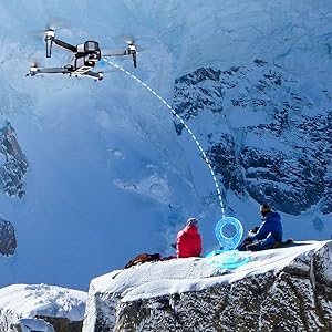 Ruko F11 GIM2 Drone, the 4K camera has a 2-Axis gimbal stabilization, and