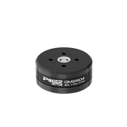iFlight GM2804 gimbal motor in black with four mounting holes and center shaft opening