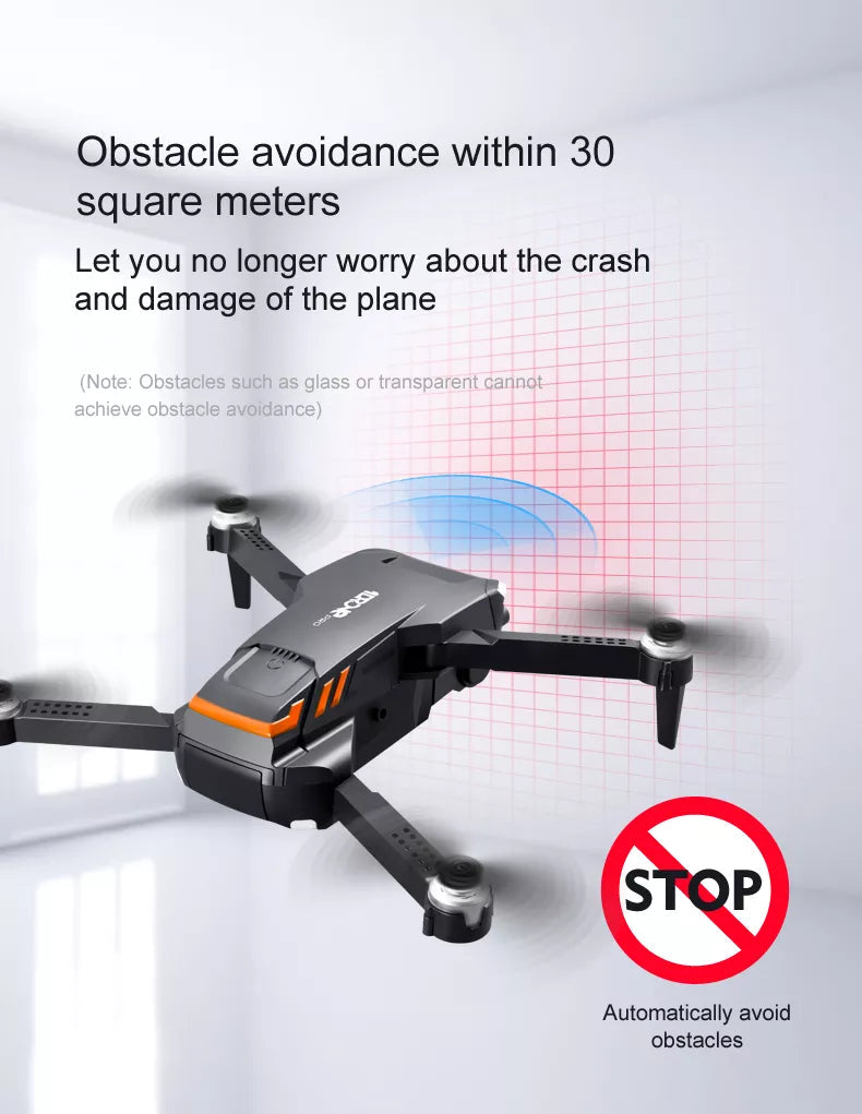 Z888 Drone, stqp automatically avoids obstacles within 30 square meters