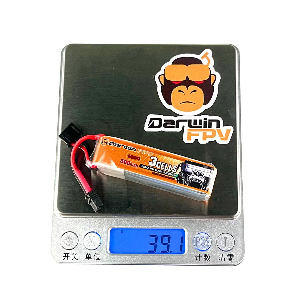 DarwinFPV 3S 500mAh 11,4V 100C Akku