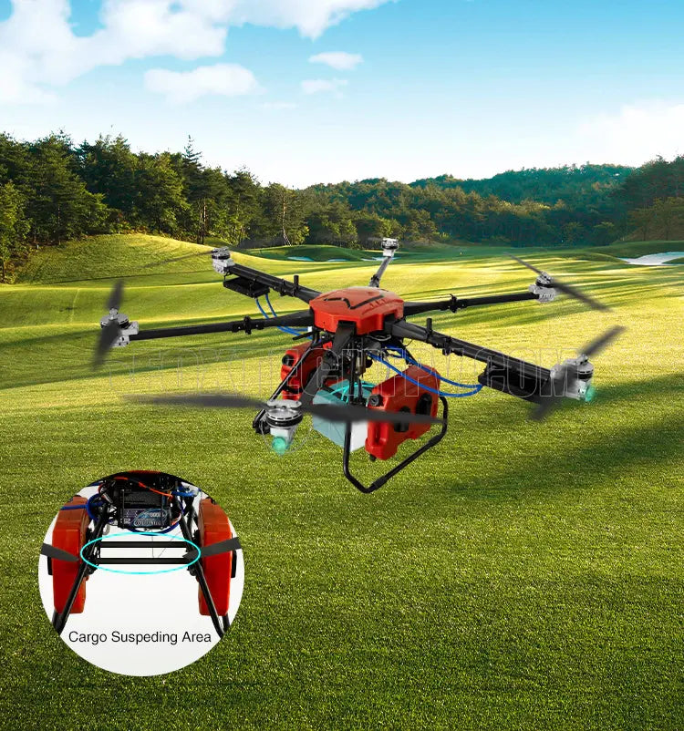 Foxtech Thor 210 Hybrid Hexacopter, The device operates at 5-10m/s speeds with precise navigation from differential GPS, suitable for industrial and commercial use.