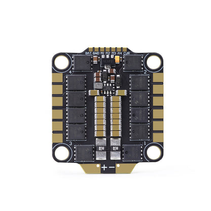 HGLRC 60A 6S V1 BL_S 4-in-1 ESC top side with solder pads and mounting holes