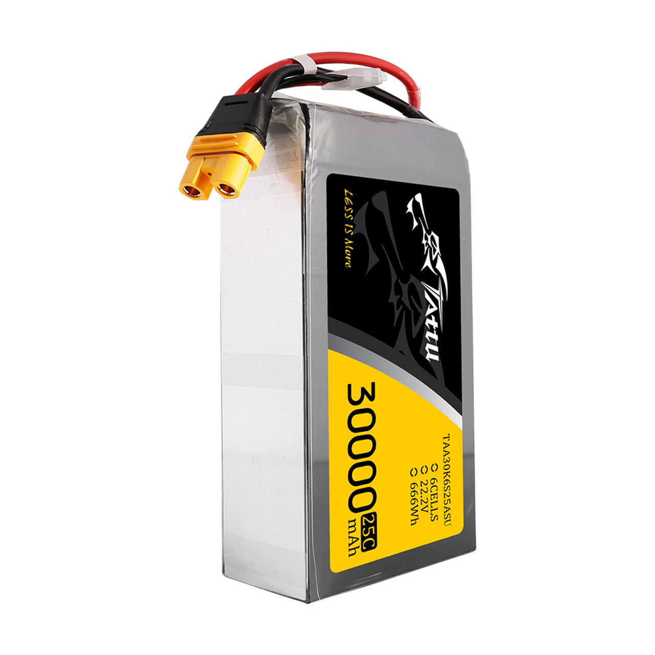 Tattu G-Tech 30000mAh 6S 22.2V 25C Lipo Battery Pack With AS150U-F Plug