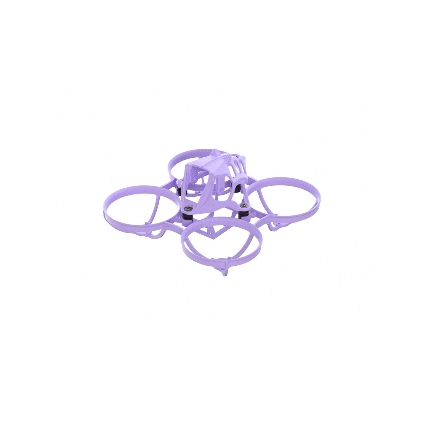 Ducted whoop frame parts shown assembled in light purple color option