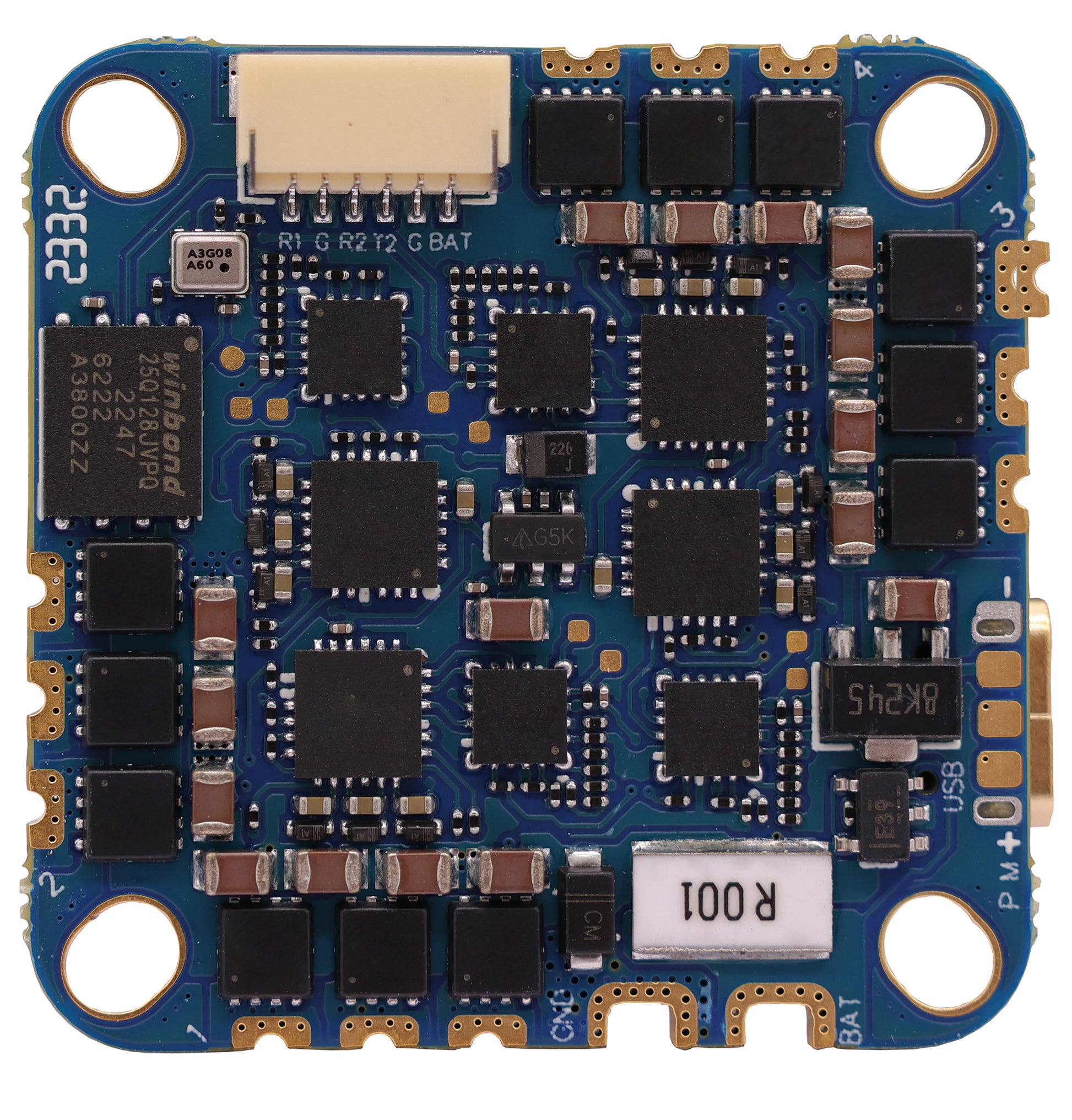 HAKRC F411 20A AIO Flight Controller – 2–5S, BLHeli_S 20A ESC, STM32F411, 25.5mm Mount