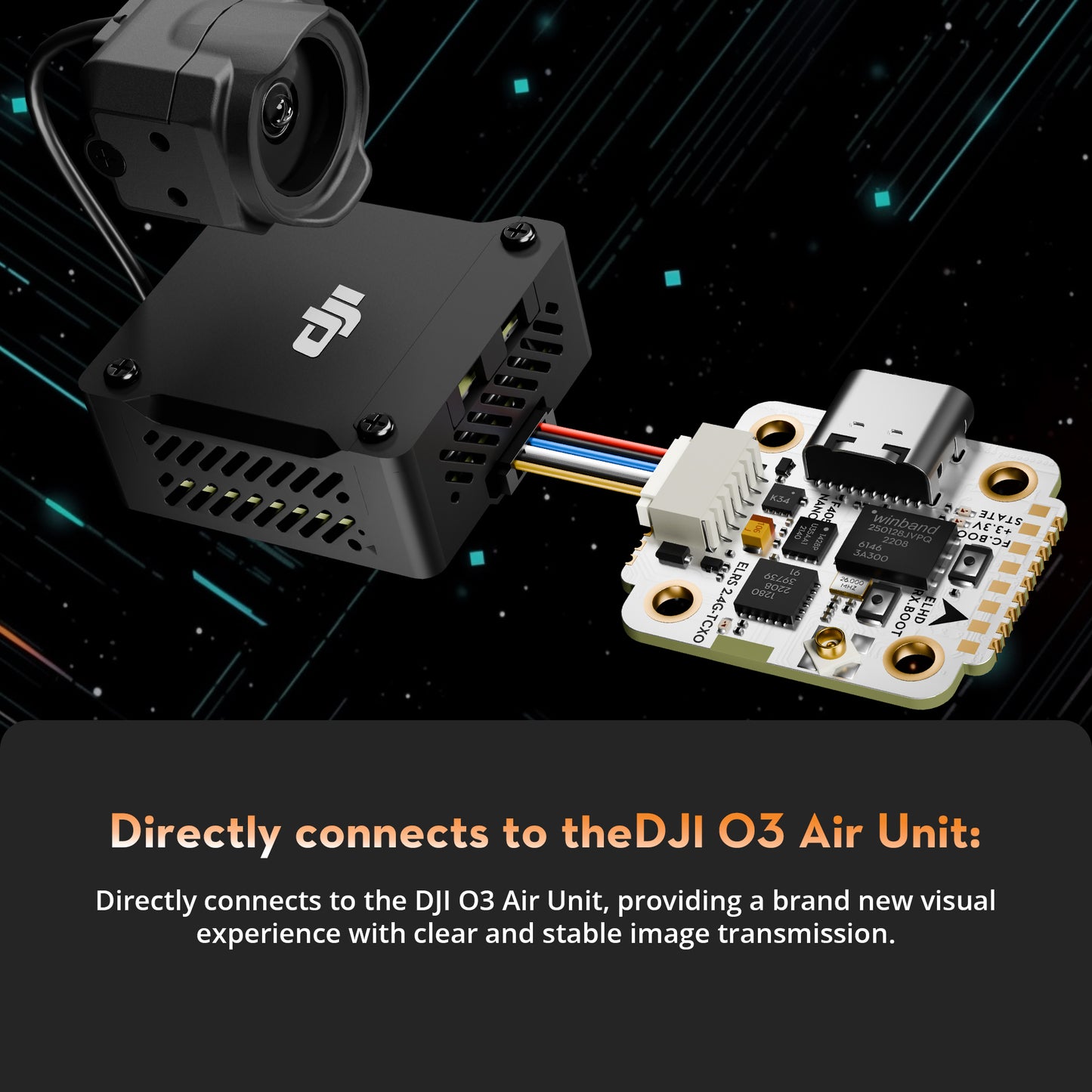 Flywoo GOKU HEX GN405 Nano HD 20A 堆疊 V3 飛控/電調組，TCXO ELRS 2.4G，O3/O4 插頭&P播放