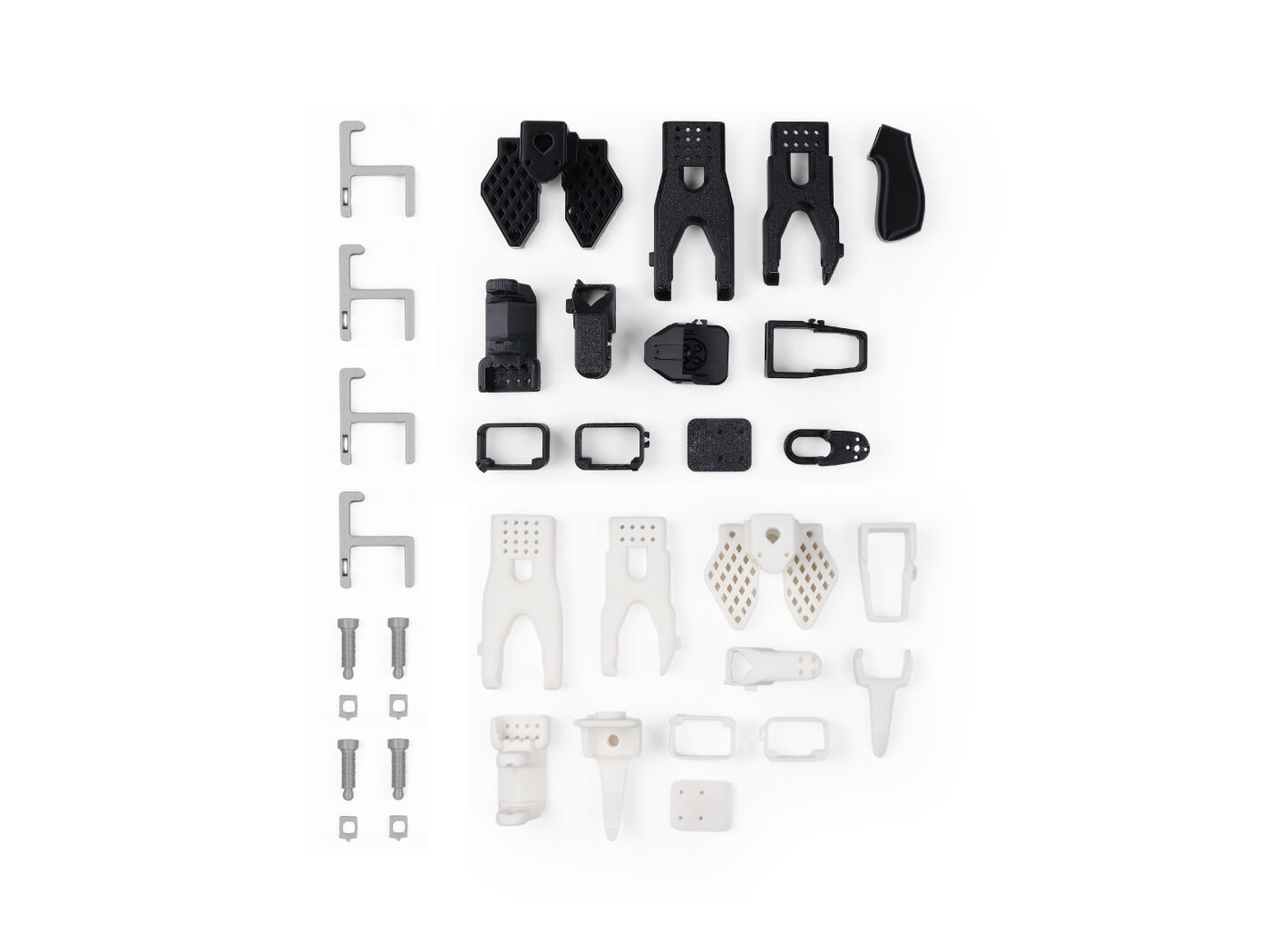 SO-ARM101 Low-Cost AI Arm 3D Printed Skeleton – Open-Source PLA+ parts for LeRobot, finetuned Leader/Follower/Clamps sets