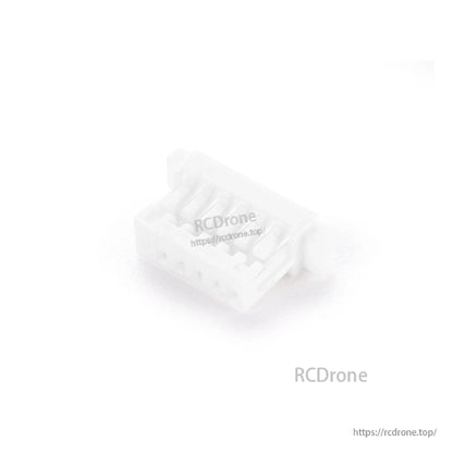 6-Pin SH1.0mm GPS Module Cable, White 6-pin SH 1.0mm connector plug for a GPS module cable, compact micro JST-style housing