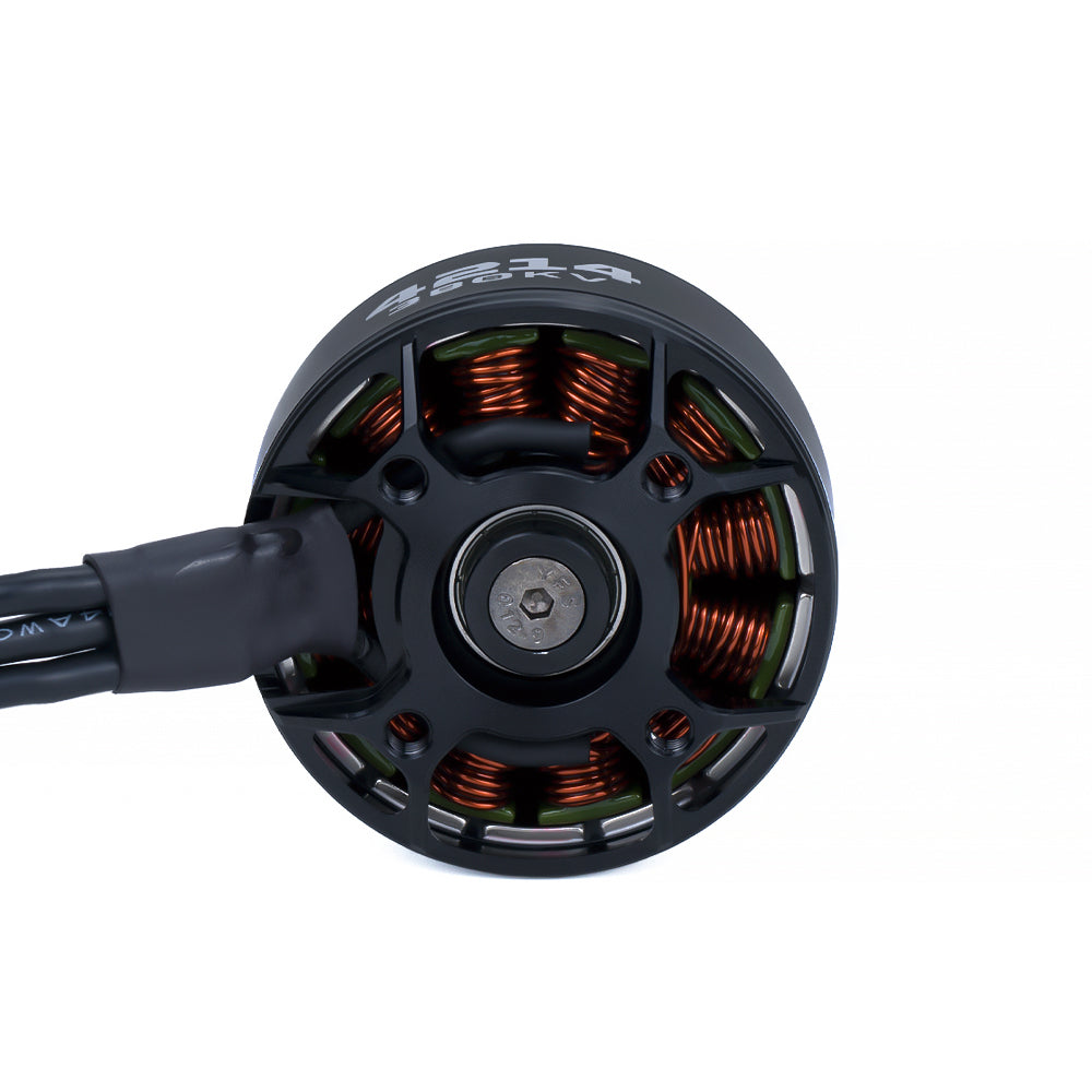 Axisflying 4214 380KV FPV Motor for 13-inch Props | Ø49x32.5mm, 6mm Shaft, 6~12S, 65A Peak, 4.58kg Thrust