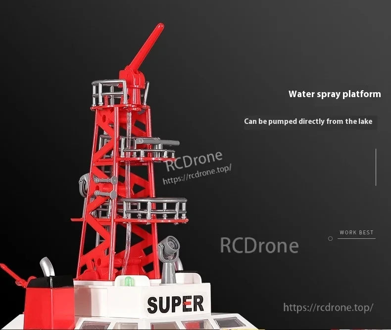 60cm Fire Rescue Water Spray RC Boat, 60cm Fire Rescue RC Boat with Water Spray Platform, Direct Lake Pumping