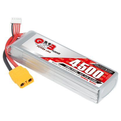 GAONENG GNB45004S110A 4S 14.8V 4500mAh 110C LiPo battery with XT90 plug and balance lead