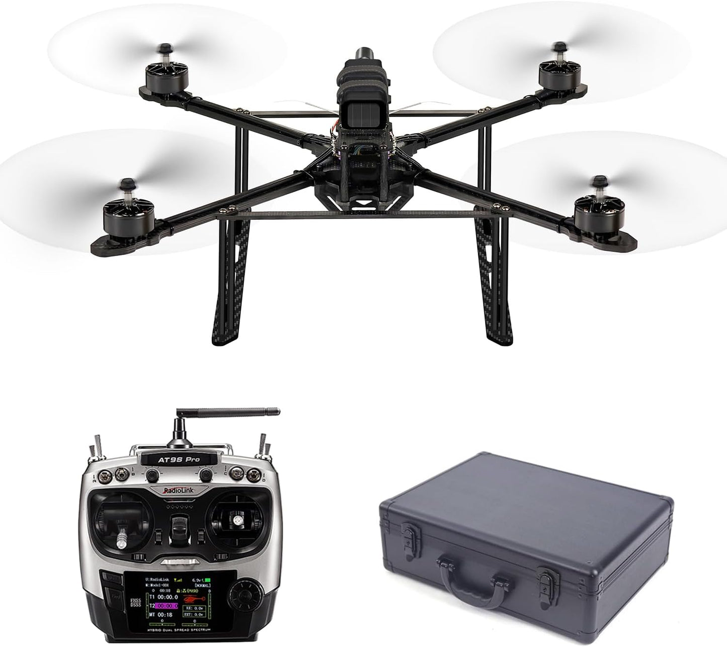 RadioLink M435 3KG Payload Heavy Lift 4KM Long Range 10 Inch FPV Drone