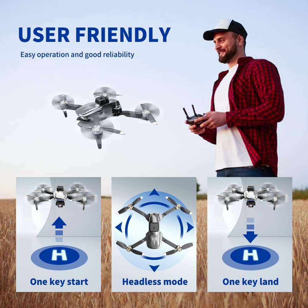 TizzyToy ‎BL01 Drone, USER FRIENDLY Easy operation and good reliability H One start