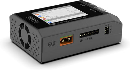 ToolkitRC M8P 600W 20A 1–8S Balance Charger/Discharger for LiPo/LiHV/LiFe/Li-ion/LTO, 2.4″ IPS, RC Drone Battery