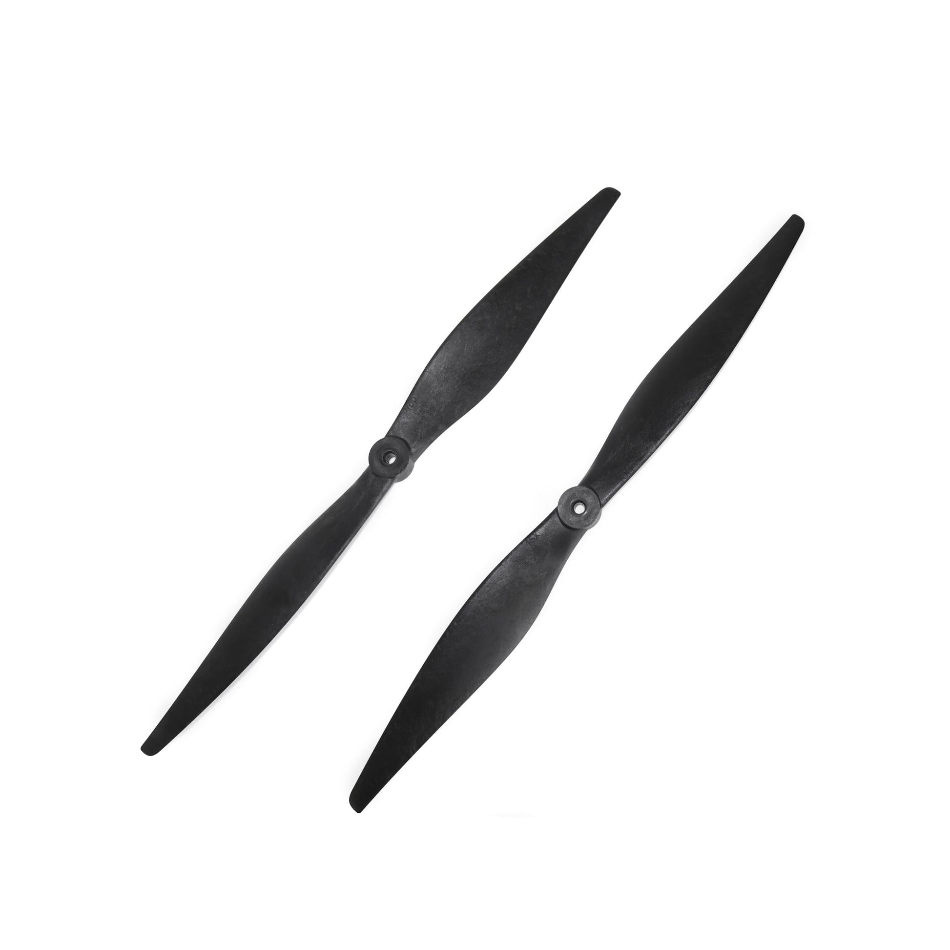 HQProp 15x10 2-Blade Propeller set in black, two propellers shown on white background