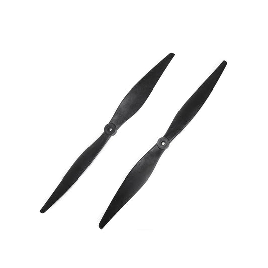 HQProp 15x10 2-Blade Propeller set in black, two propellers shown on white background